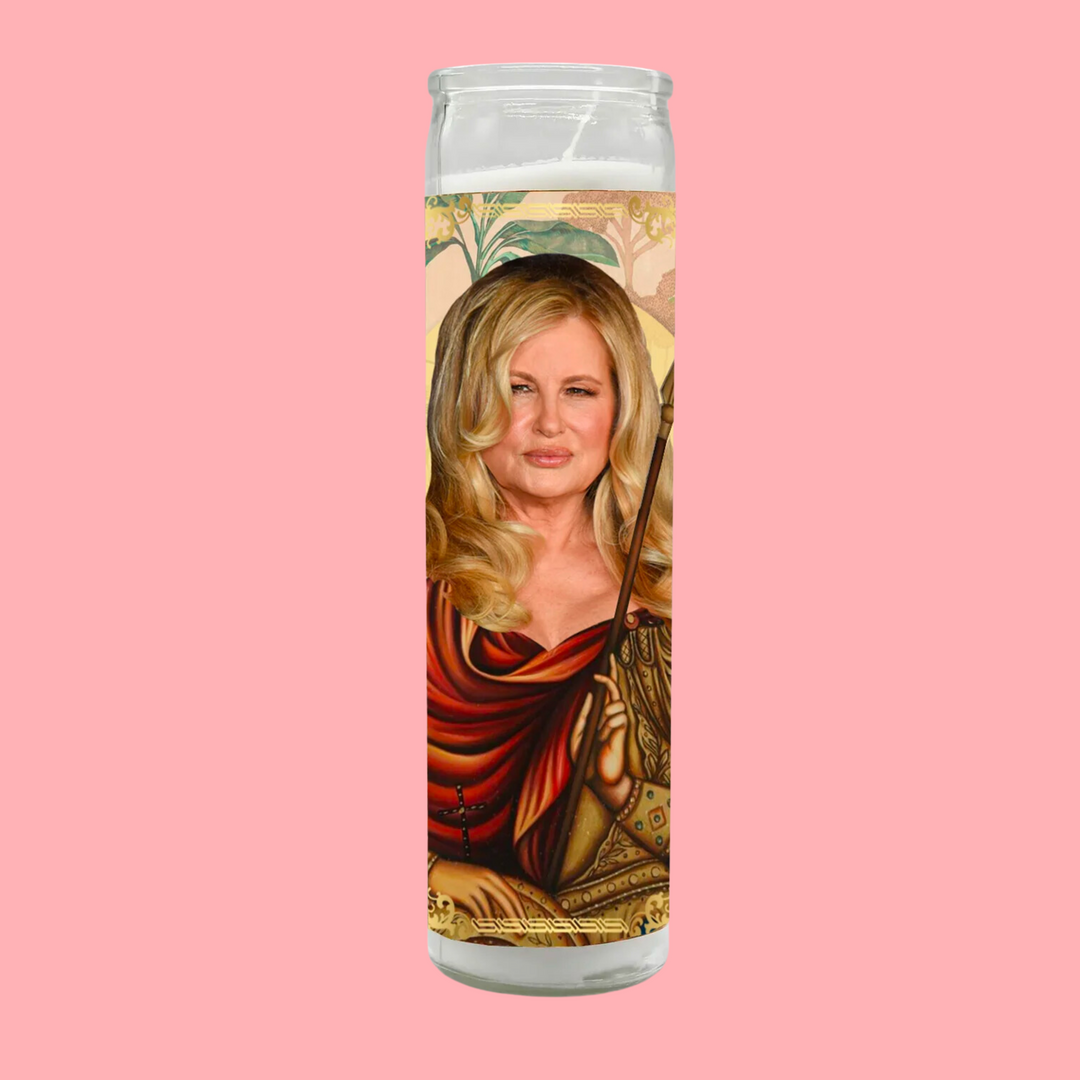 Saint Queen of White Lotus (Jennifer Coolidge) Candle