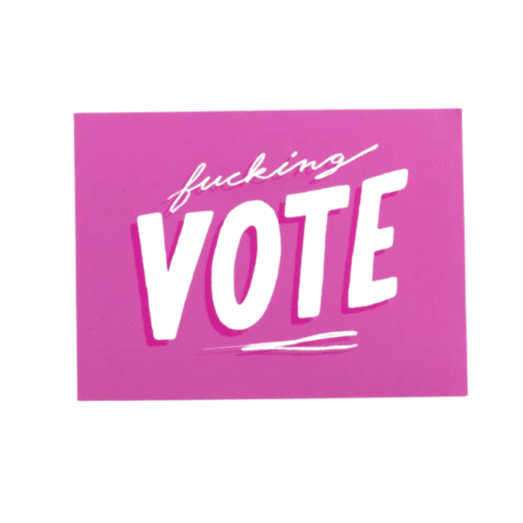 F-ing Vote Sticker