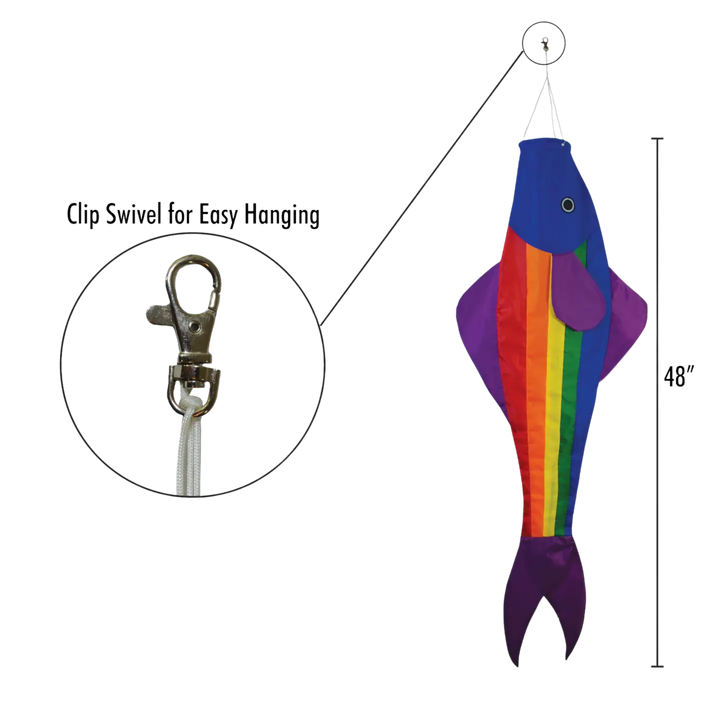 Rainbow Fishy 48" Fishsock