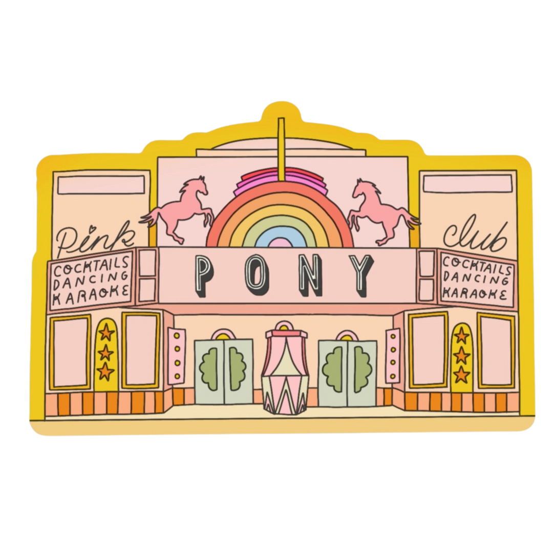 Pink Pony Club Sticker (Chappell Roan)
