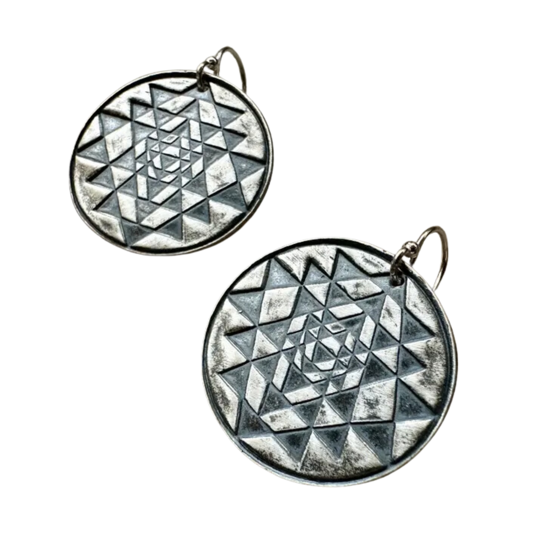 Sri Yantra Earrings