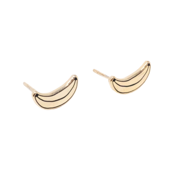 Banana Enamel Earrings