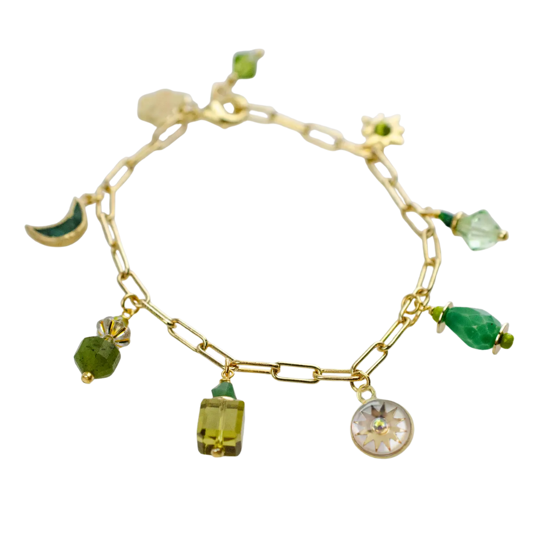 Zodiac Earth Sign Charm Bracelet