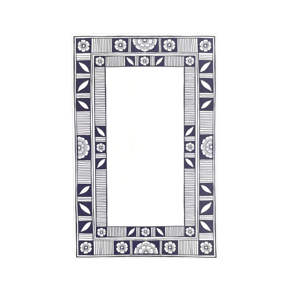 Blue Ceramic Motif Notepad