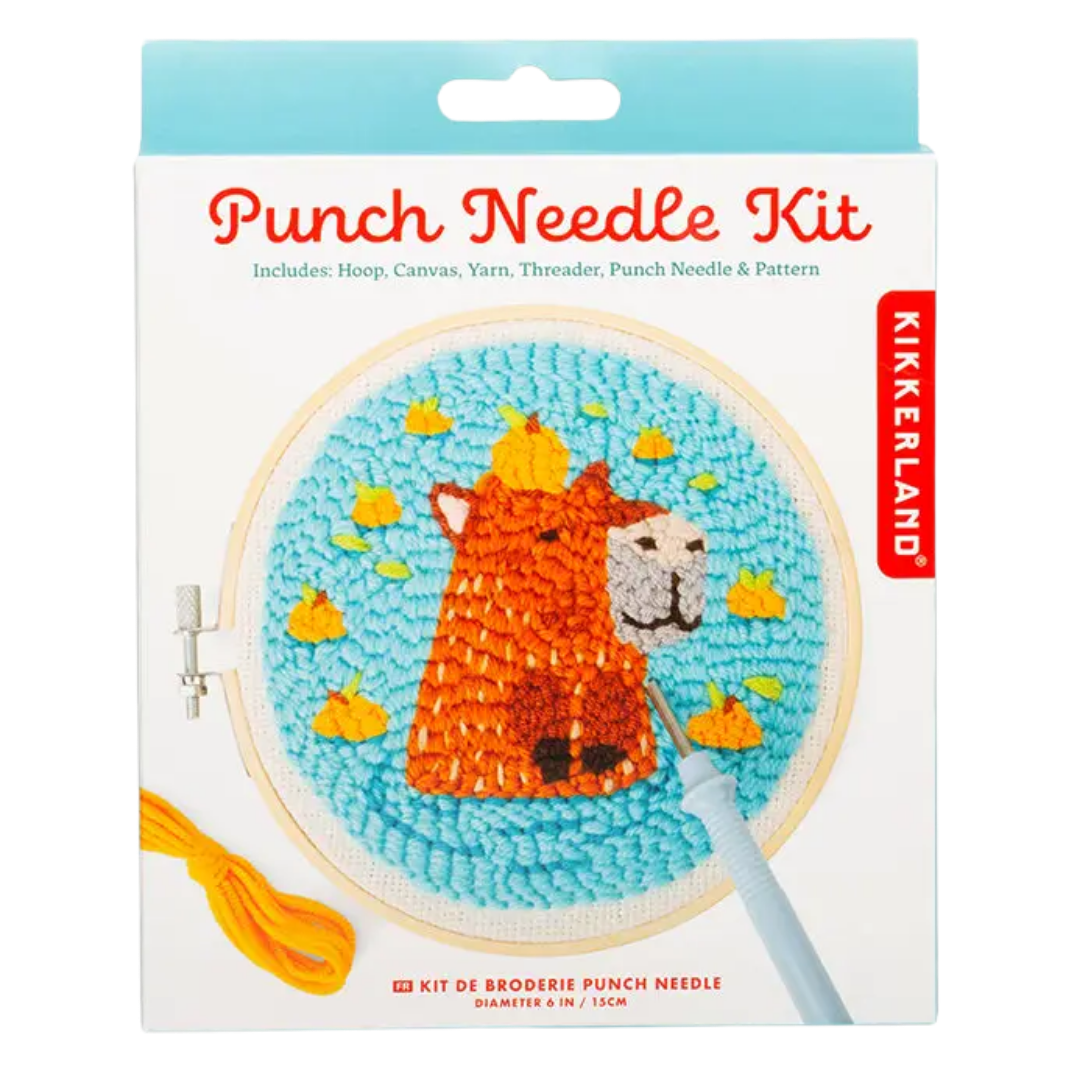 Capybara Punch Needle Kit