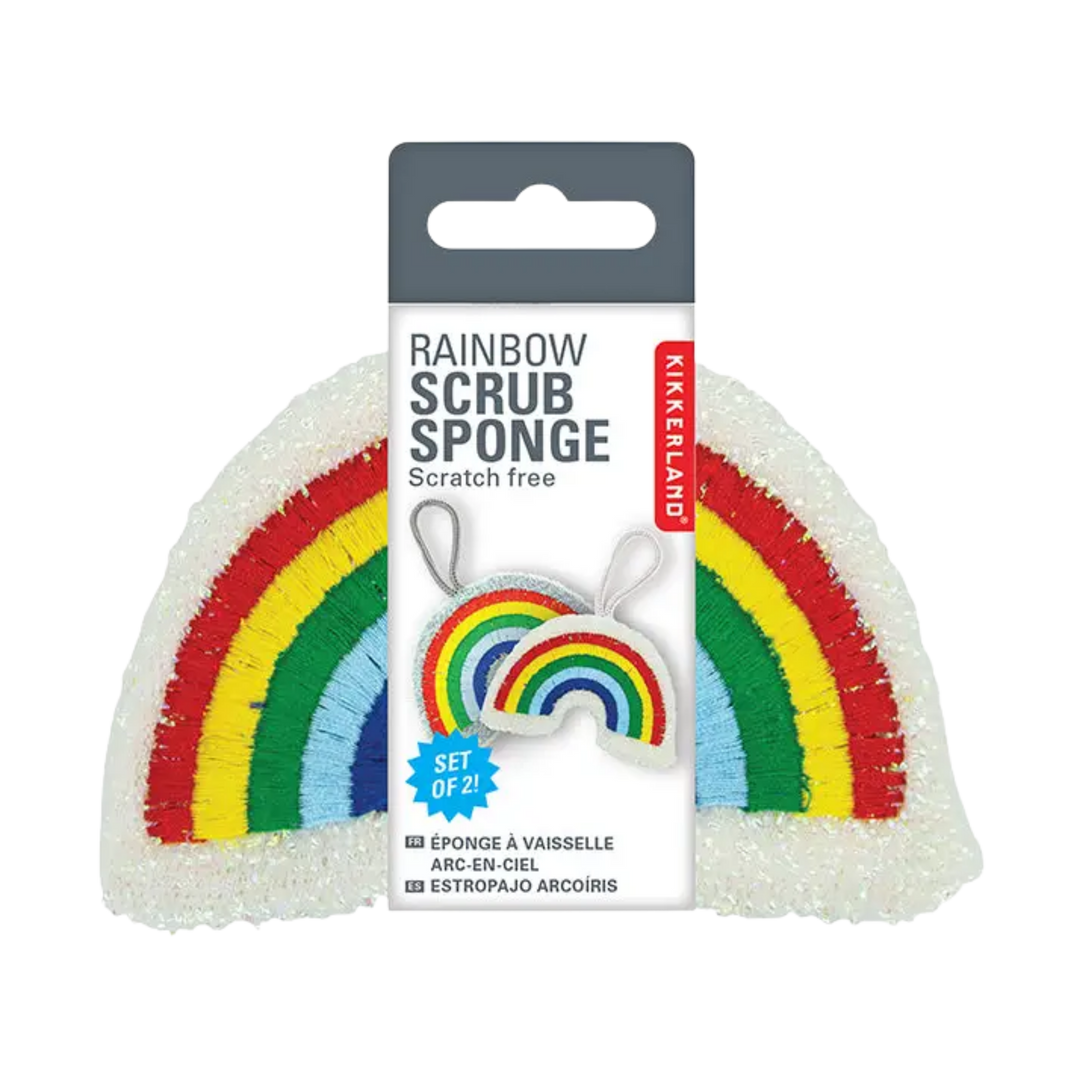 Rainbow Scrub Sponges