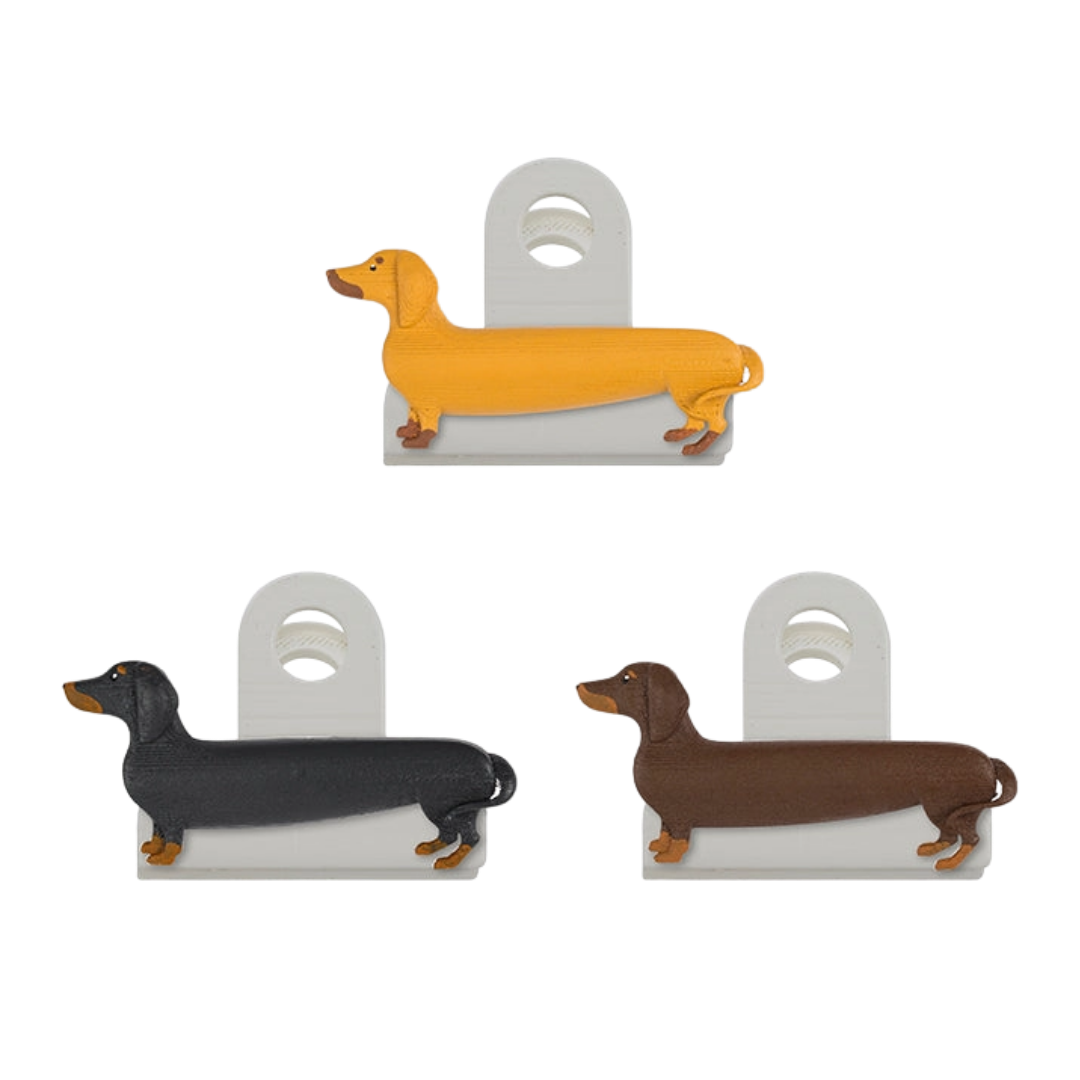 Dachshund Dog Bag Clips