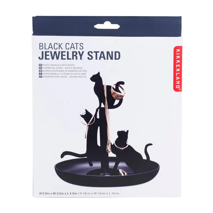 Black Cats Jewelry Holder