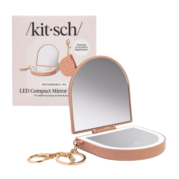 LED Compact Mirror Keychain