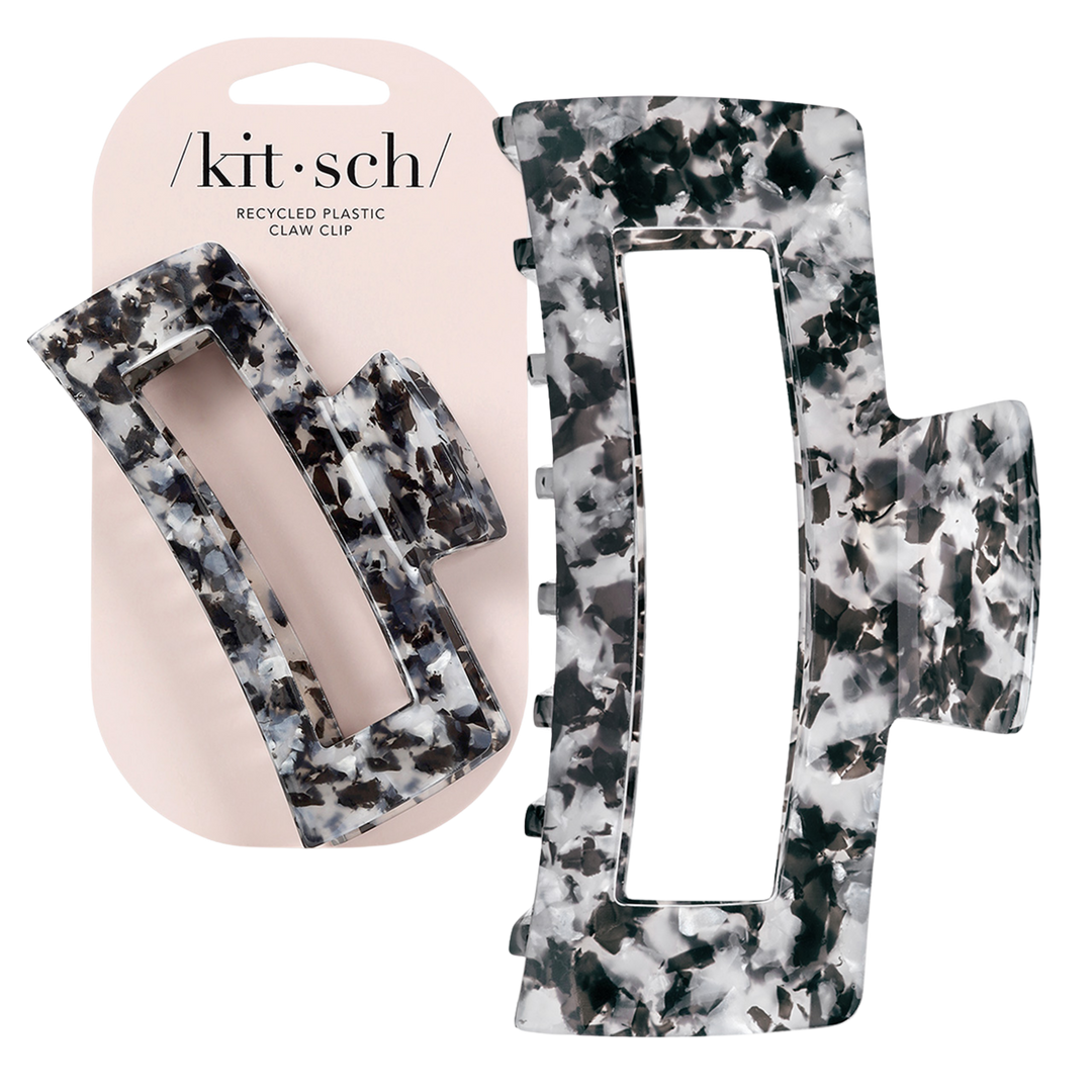 Eco-Friendly Jumbo Open Shape Claw Clip - Black