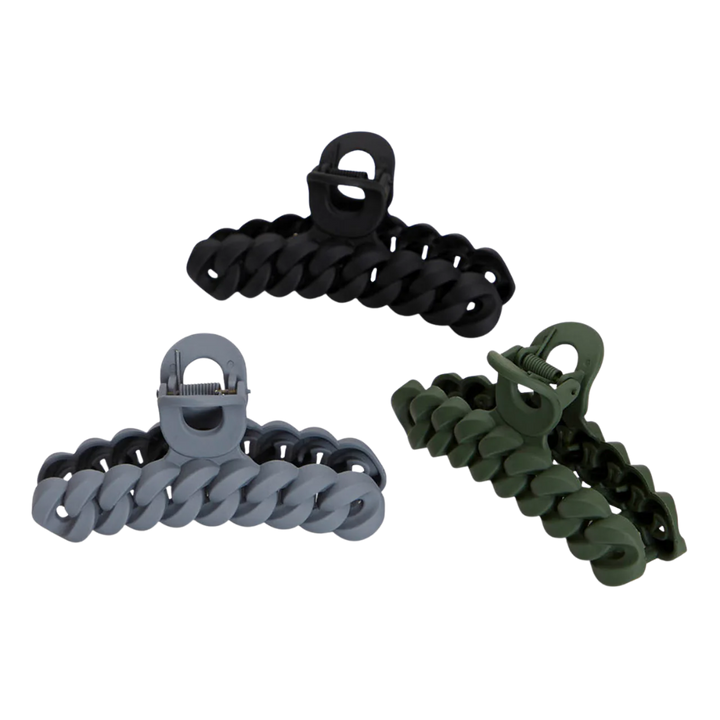 Chain Claw Clips 3pc Set