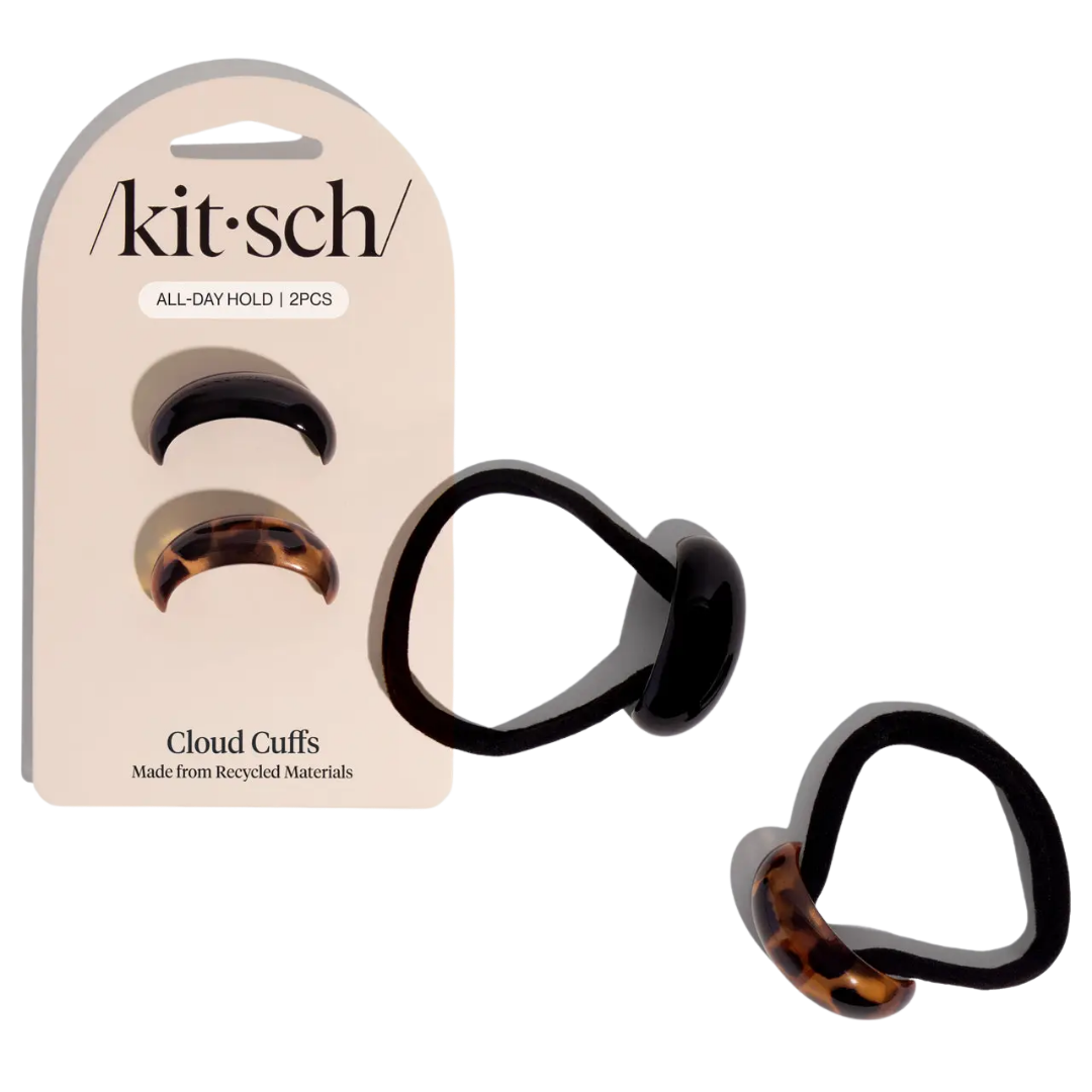 Black & Tort Cloud Cuffs - Small