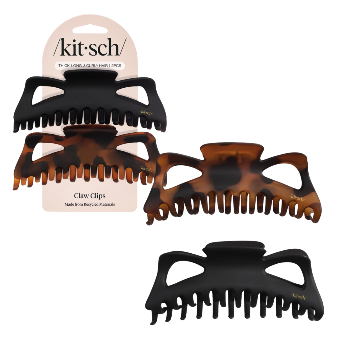 Recycled Plastic Jumbo Classic Claw Clips 2pc