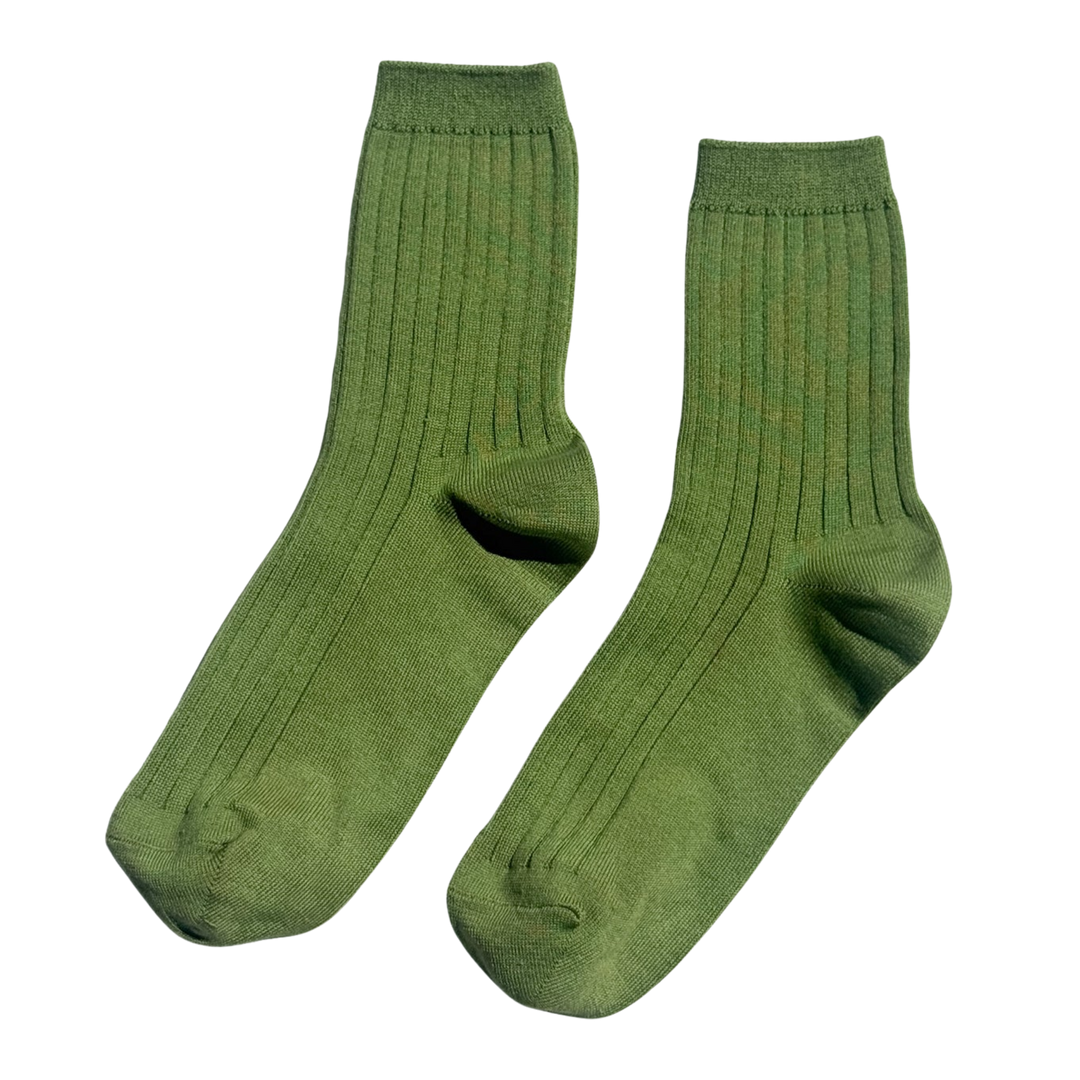 Her Socks - Mercerized Combed Cotton Rib