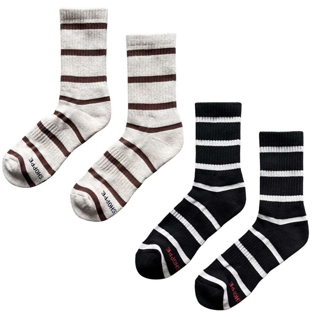 Striped Boyfriend Socks