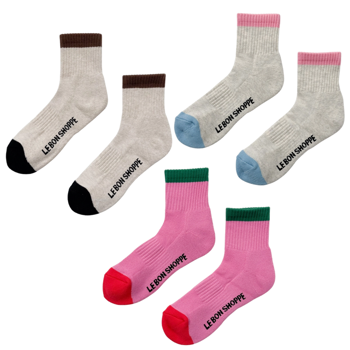 Color Block Girlfriend Socks