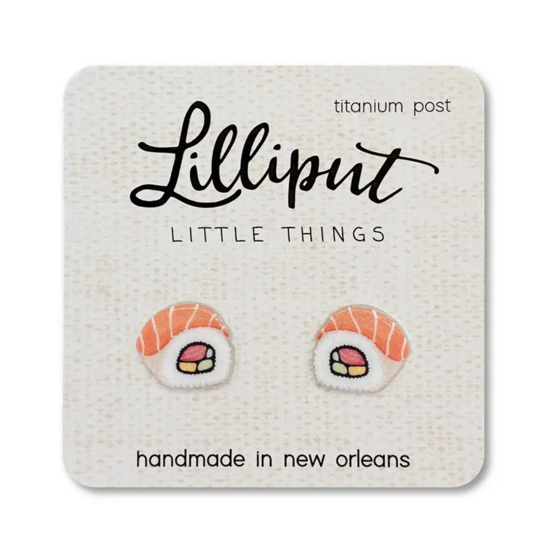 Sushi Roll Earrings