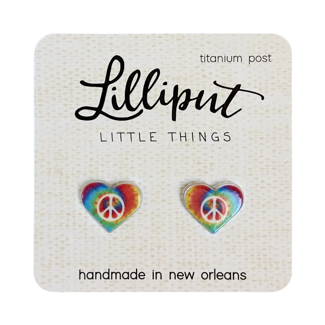 Boho Hippie Heart Earrings