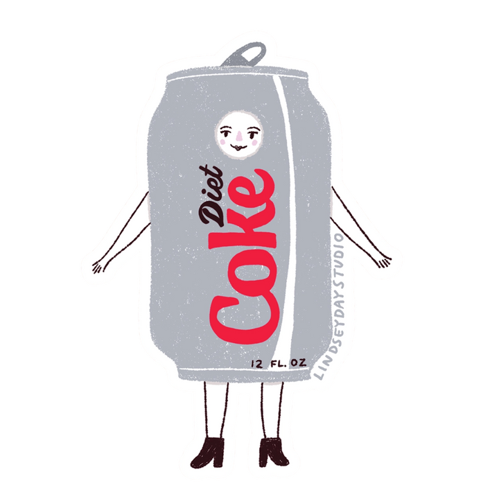 Diet Coke Deanne Sticker
