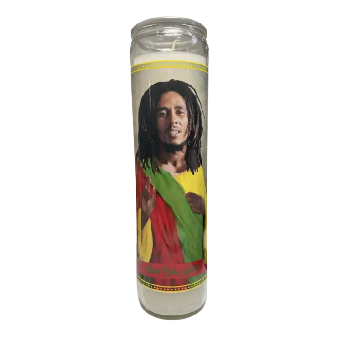 Bob Marley Devotional Prayer Saint Candle