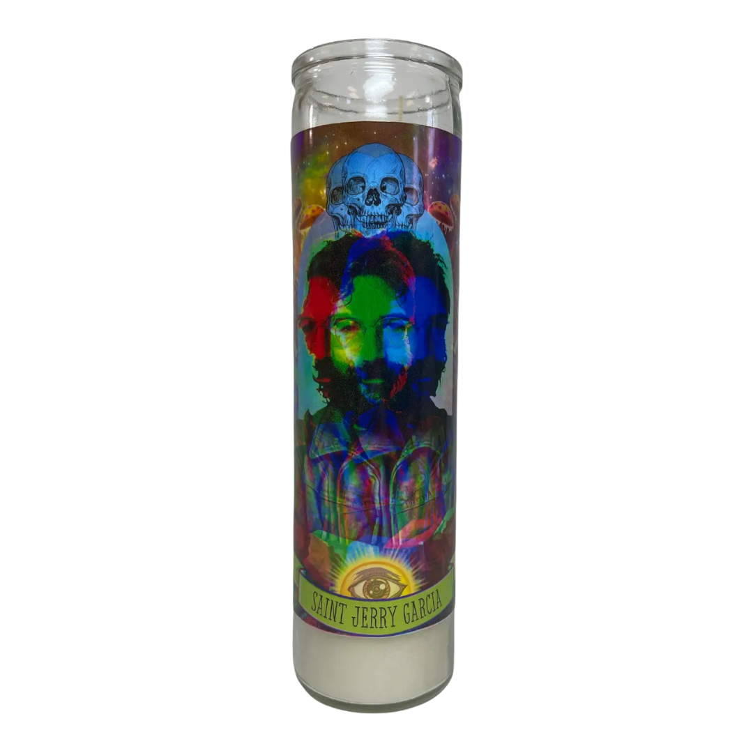 Jerry Garcia Altar Candle