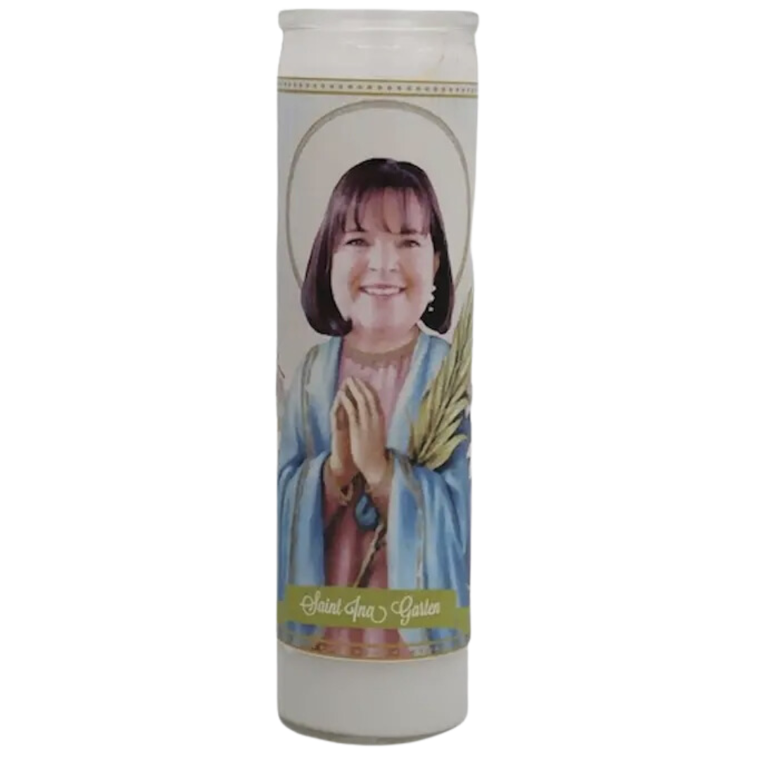 Ina Garten Devotional Prayer Saint Candle