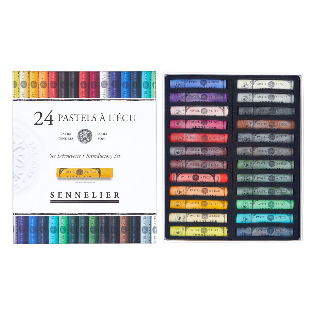 Sennelier Extra-Soft Pastel Full Stick 24 Set, Introductory