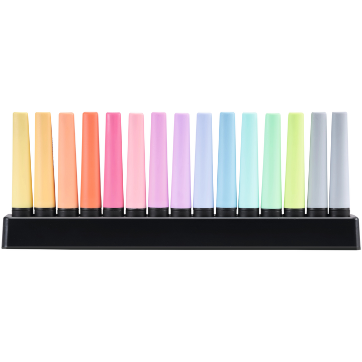 Stabilo Boss Original Highlighter 15-Color Pastel Desk Set