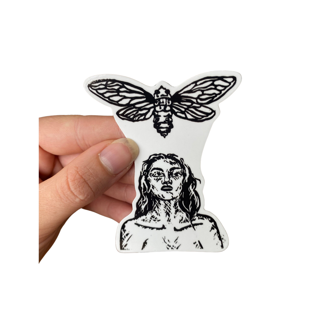 Cicada Views - Sticker