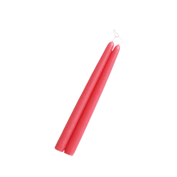 10" Hand Dipped Unscented Taper Candles