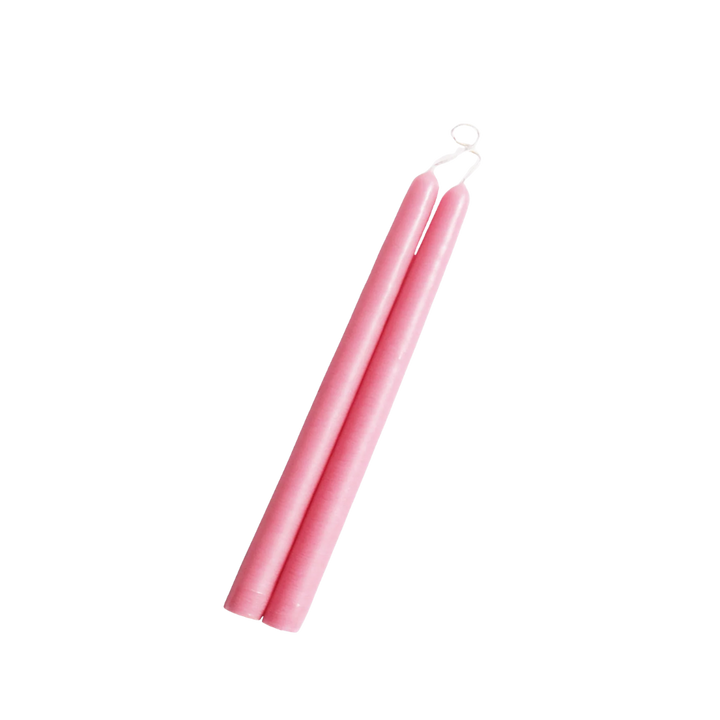 10" Hand Dipped Unscented Taper Candles