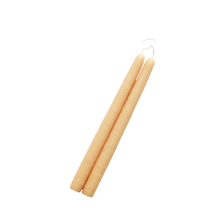 10" Hand Dipped Unscented Taper Candles