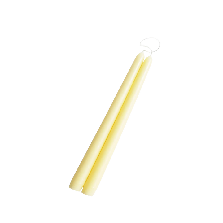 10" Hand Dipped Unscented Taper Candles