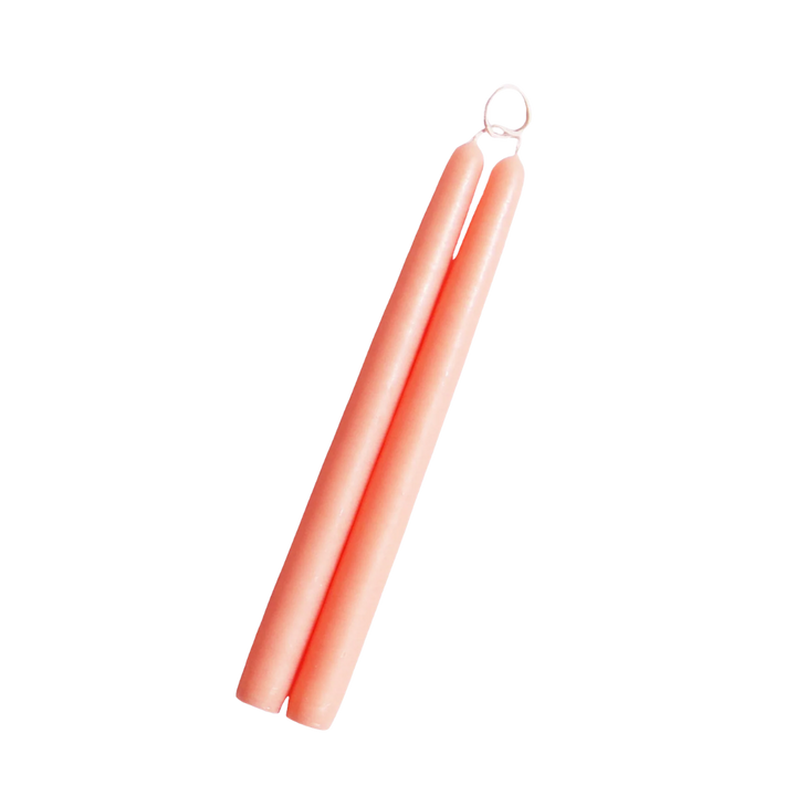 10" Hand Dipped Unscented Taper Candles