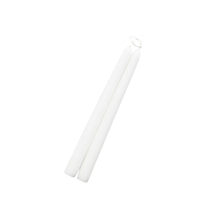 10" Hand Dipped Unscented Taper Candles