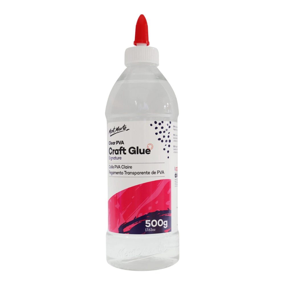 Signature Clear PVA Craft Glue 500g  (17.6 US fl.oz)