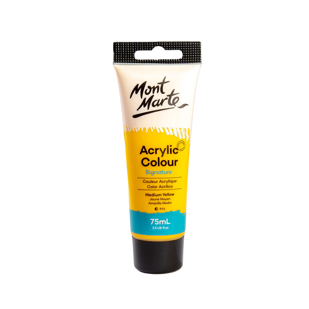 Acrylic Color Paint Signature 75ml (2.54oz): Medium Yellow