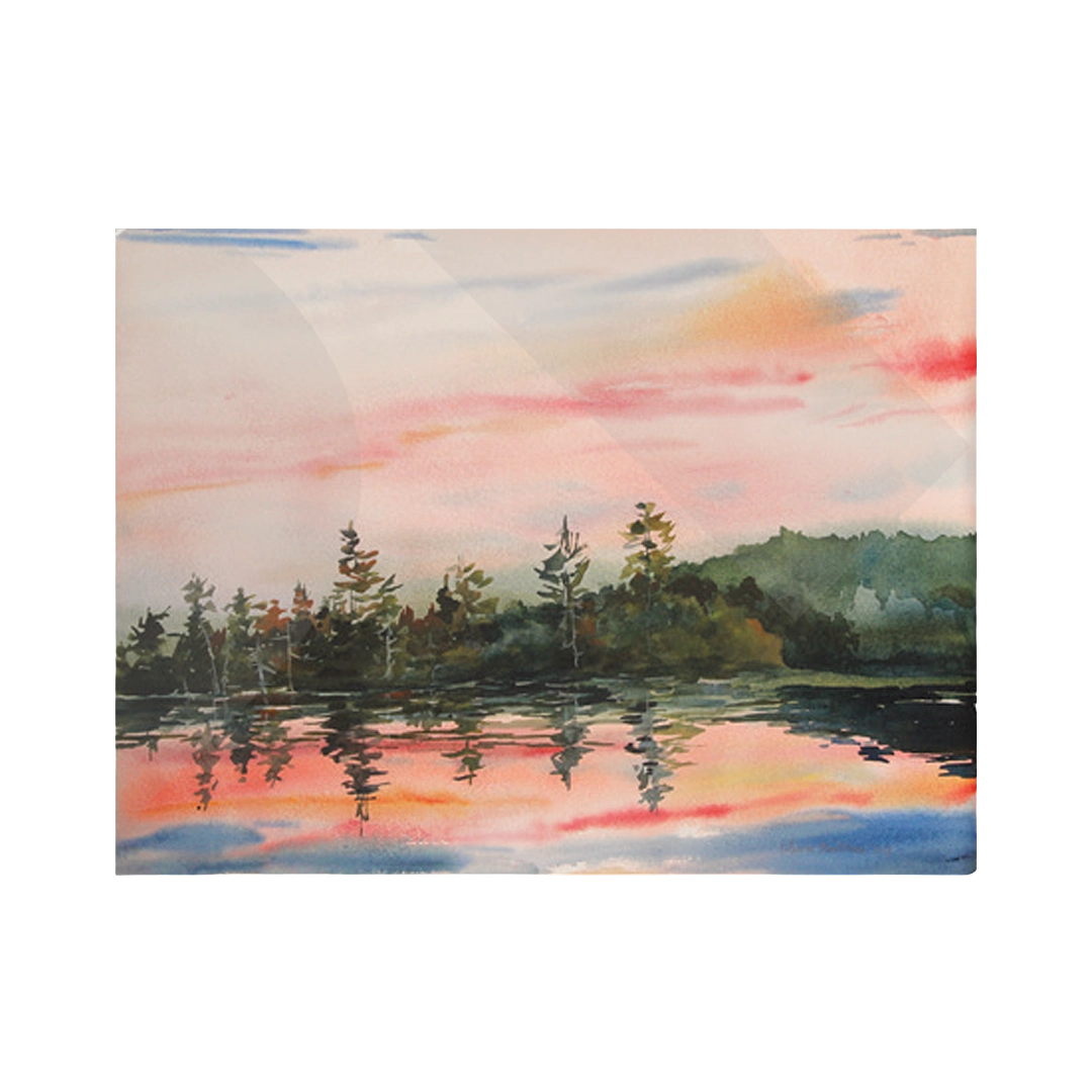 "Ricker Pond Dusk" Greeting Card