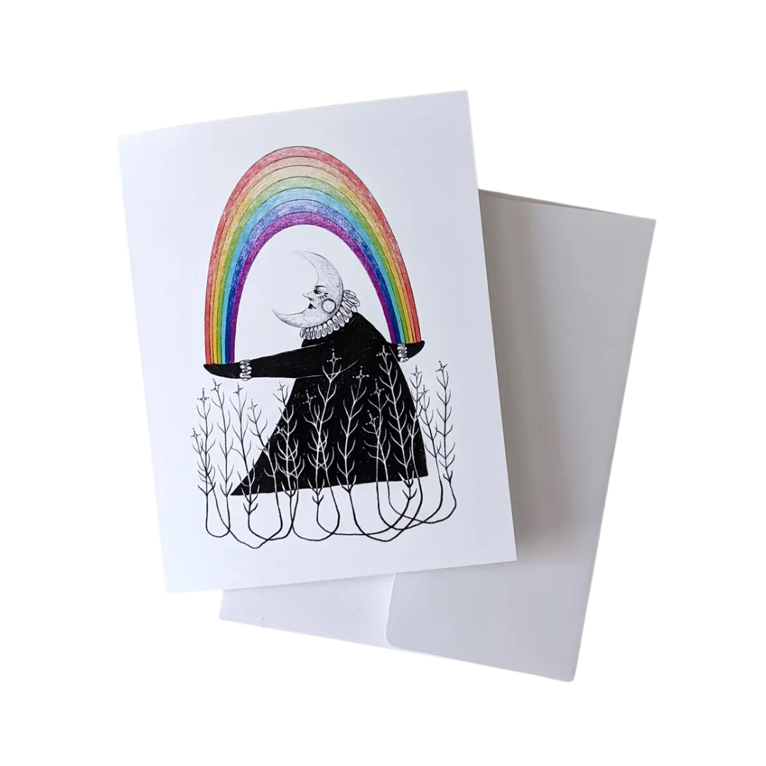 "Prism Priestess No. I" Greeting Card