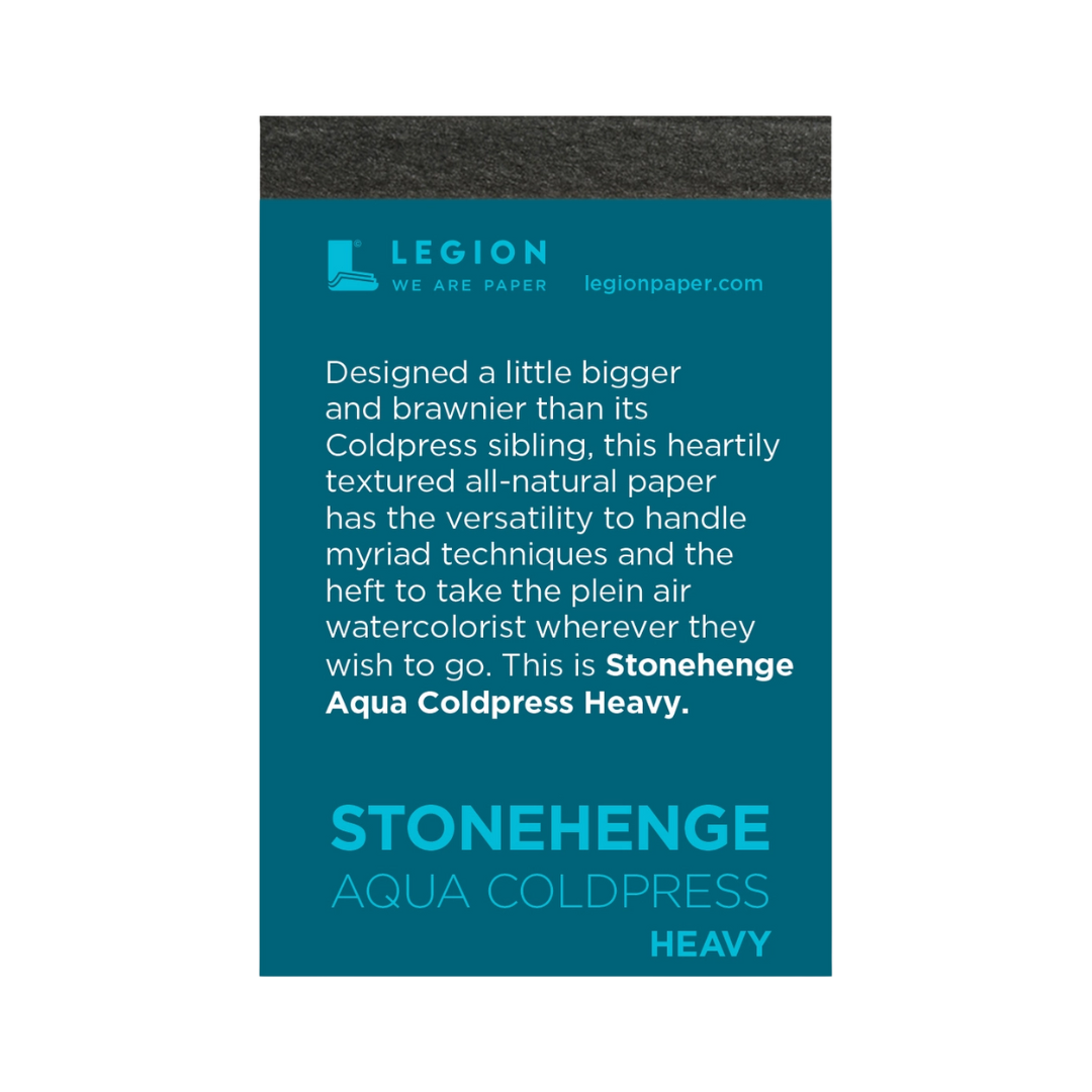 Stonehenge Aqua Heavy Mini Pad - Watercolor & Mixed Media (2.5"x3.75")