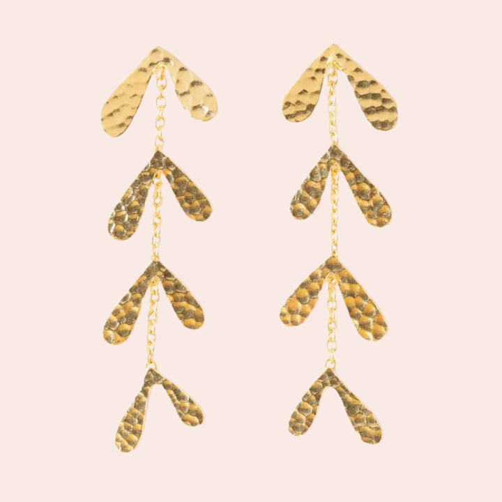 Autumn Falling Leaves Dangle Earrings