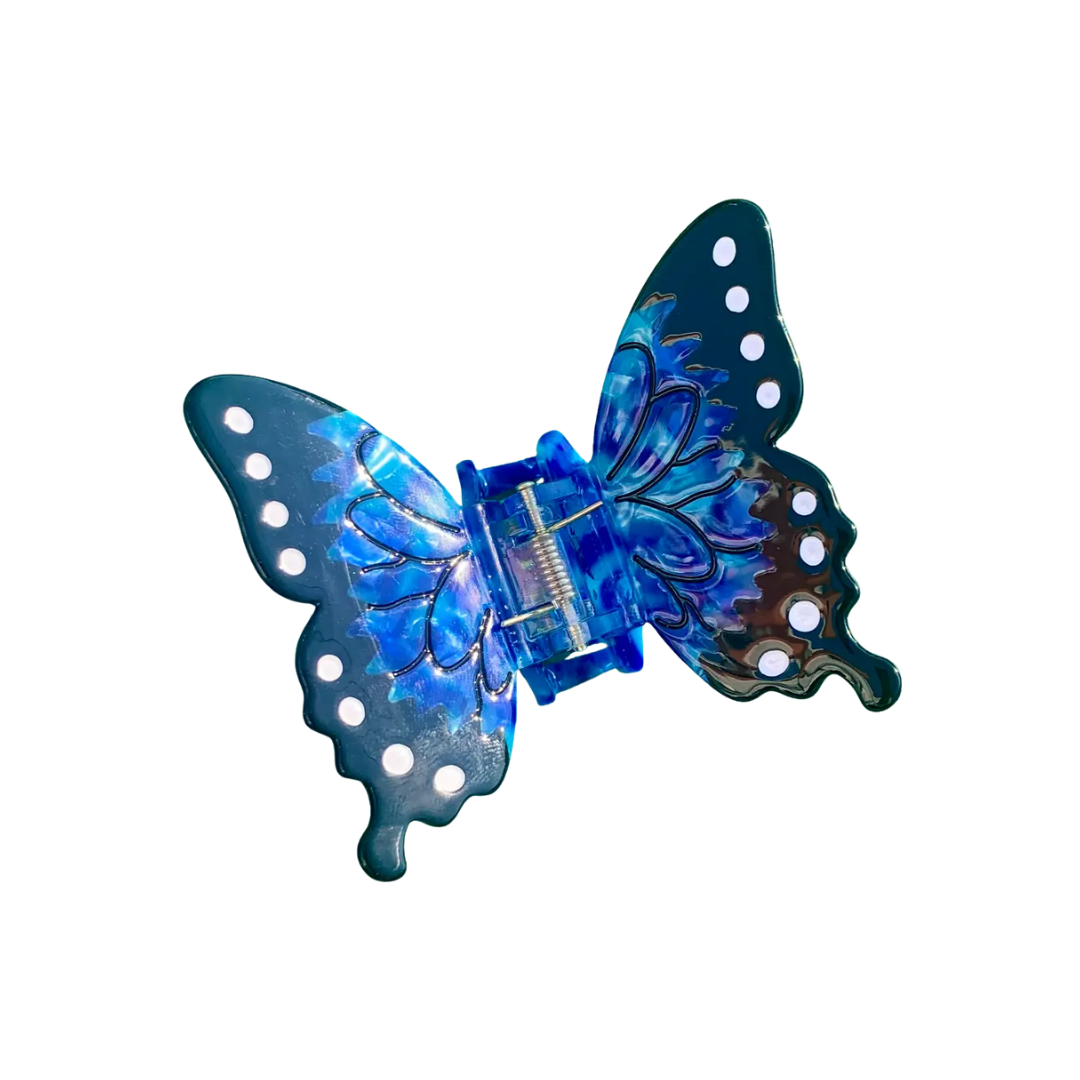 Blue Morpho Hair Claw