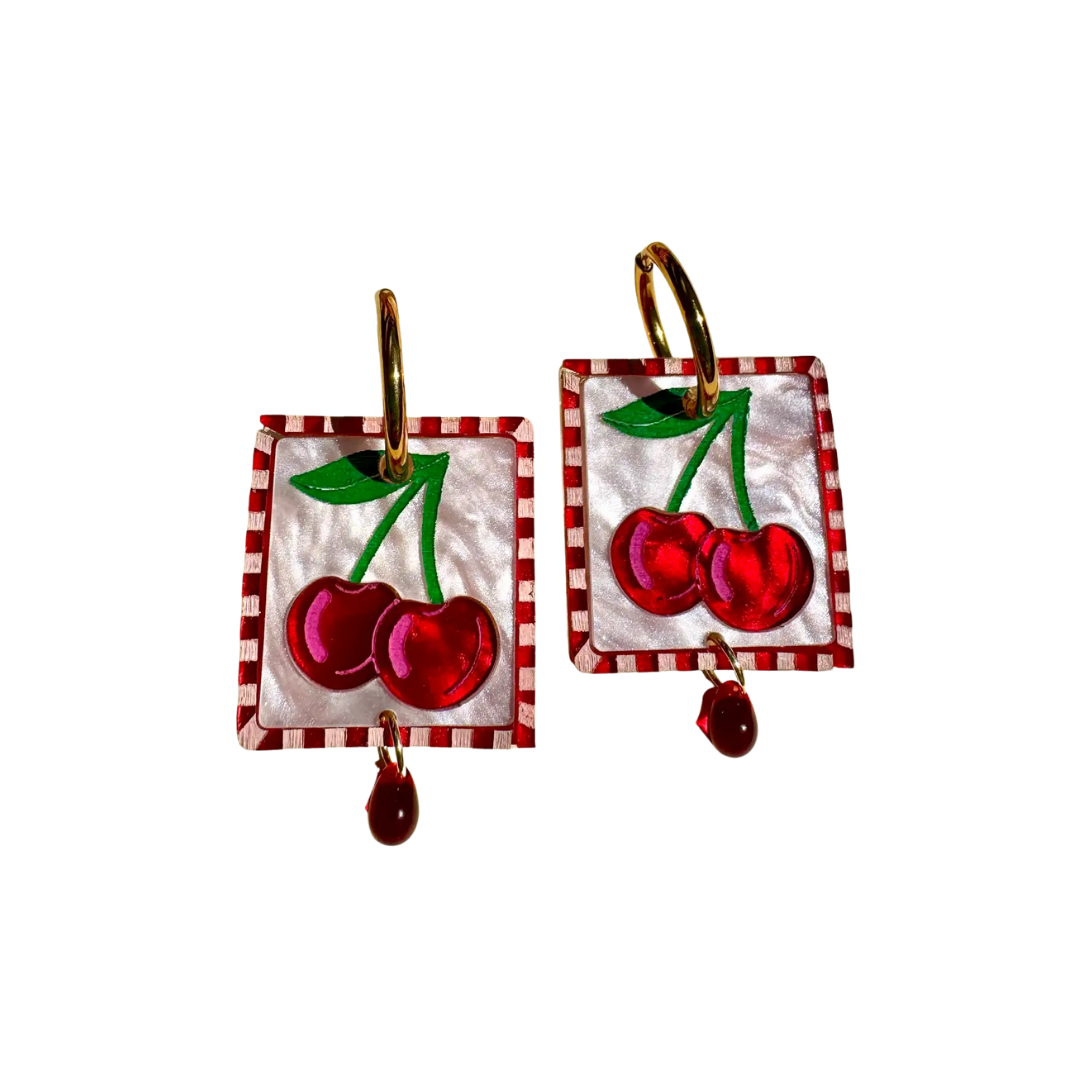 Cherry Bomb Earrings