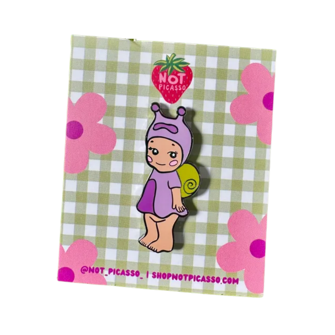 Shelly Snail Enamel Pin