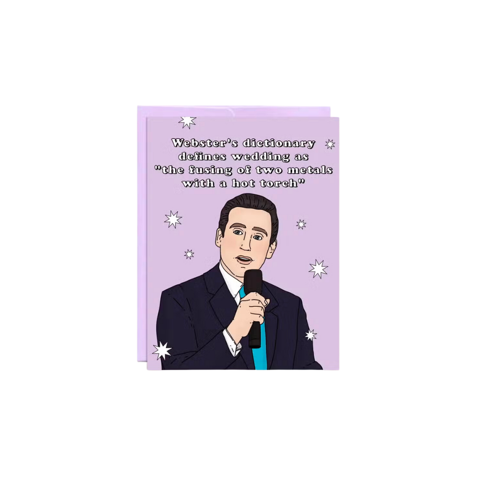 Michael Scott | Wedding Card – Golden Hour Gift Co