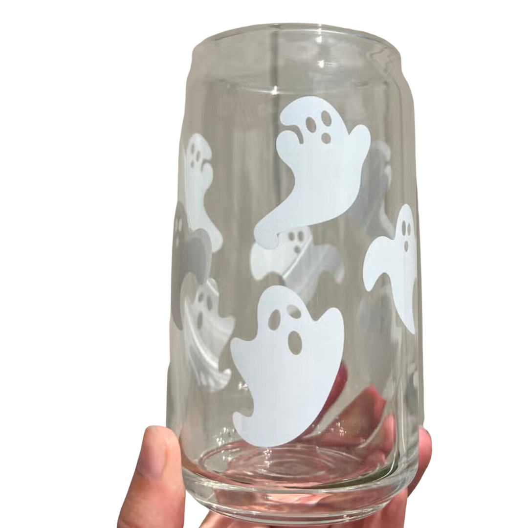 Ghost16 oz Can Glass Cup- Dishwasher Safe