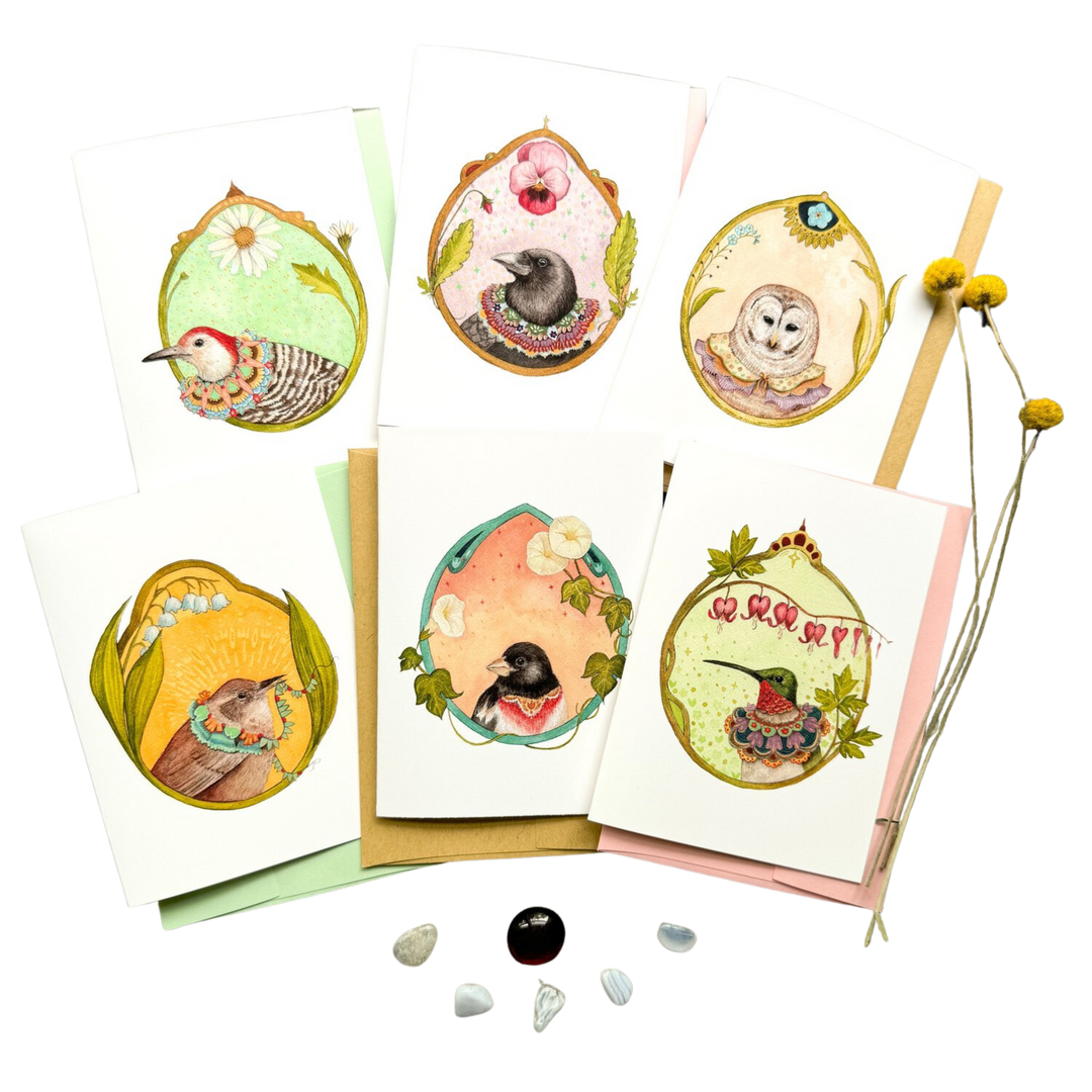 Floral Flight Crew - Small Card Pack