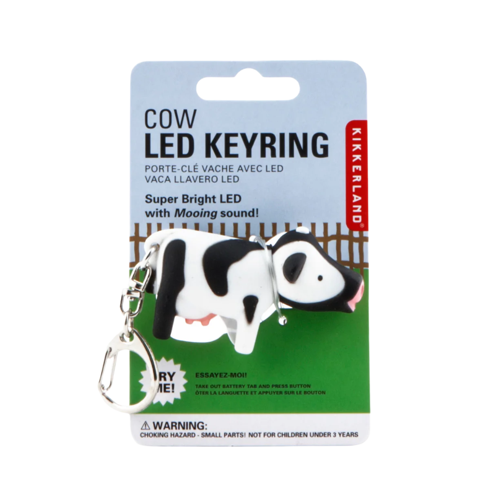 Cow LED & Sound Keychain