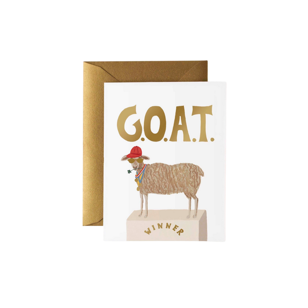 G.O.A.T. Card