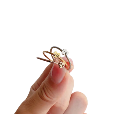 Tiny Monstera Deliciosa Plant Ring